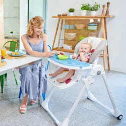 Kinderkraft YUMMY Chaise Haute Multicolore