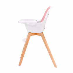 Kinderkraft TIXI Chaise haute traditionnelle Siège rembourré Rose