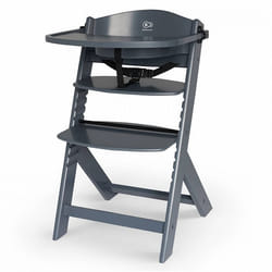 Kinderkraft ENOCK Chaise haute multifonctionnelle Siège rigide Gris