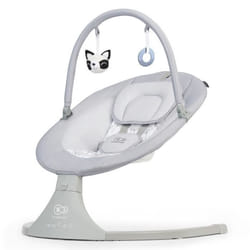Transat-balancelle électrique Kinderkraft LULI - De la naissance à 6 mois - 5 Modes de Vibration - Gris