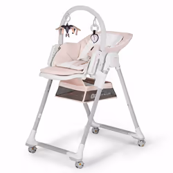 Kinderkraft LASTREE chaise haute Chaise haute Booster Siège rembourré Gris
