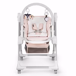 Kinderkraft LASTREE chaise haute Chaise haute Booster Siège rembourré Gris - Vue supplémentaire 5