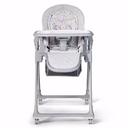 Kinderkraft LASTREE Chaise haute Booster Siège rembourré Gris - Vue supplémentaire 4