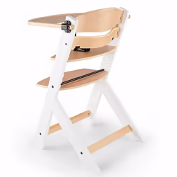 Kinderkraft ENOCK Chaise haute Booster Siège rigide Blanc, Bois - Vue supplémentaire 5