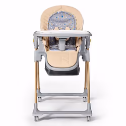 Kinderkraft LASTREE Chaise haute Booster Siège rembourré Beige - Vue supplémentaire 6