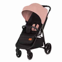 Kinderkraft GRANDE PLUS, Ciel de lit, Poussette classique, Fille, Roues pleines, Pliable, Gris
