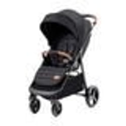 Poussette citadine - KINDERKRAFT - Grande + Black - 4 roues - Dossier et repose-pieds