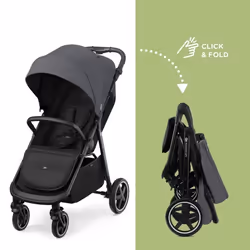 Poussette citadine KINDERKRAFT Route - Gris - 0 à 22 kg - Accessoires inclus