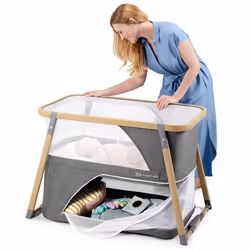 Kinderkraft Sofi lit pliant pour bébé Gris