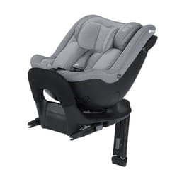 Siège auto i-Size 40-105 cm - KINDERKRAFT I-GUARD - Siège pivotant Rotation 360° - Inclinable - Face et dos à la route - Gris