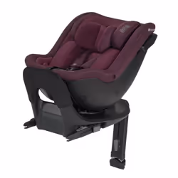 Siège auto i-Size 40-105 cm - KINDERKRAFT I-GUARD - Siège pivotant 360° - Inclinable - Face et dos à la route - Bourgogne