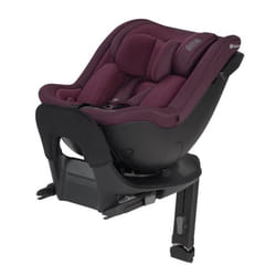 Siège auto i-Size 40-105 cm - KINDERKRAFT I-GUARD - Siège pivotant 360° - Inclinable - Face et dos à la route - Bourgogne