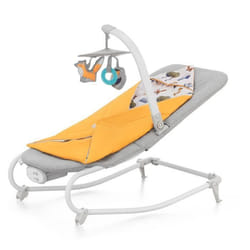 Transat-balancelle 2en1 FELIO 2 - KINDERKRAFT - Jaune - Arche jouet - Pliable - Léger