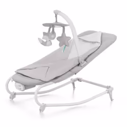 Transat-balancelle 2en1 FELIO 2 - KINDERKRAFT - Gris - Arche jouet - Pliable - Léger