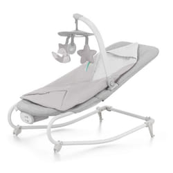 Transat-balancelle 2en1 FELIO 2 - KINDERKRAFT - Gris - Arche jouet - Pliable - Léger