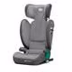 Siège auto I-size 100-150 cm - KINDERKRAFT JUNIOR FIX - Têtière ajustable - Isofix fixation - Housse amovible - Gris