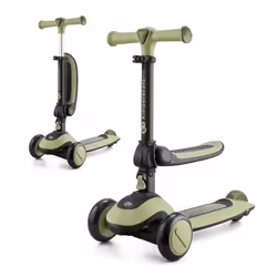 Draisienne 2 en 1 Kinderkraft HALLEY Vélo et Trottinette 3 Roues Guidon Réglable Roues Lumineuses Design Léger et Moderne Ver ...