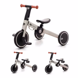 Kinderkraft 4TRIKE, Garçon/Fille, Poussée, Allongé, Enfants, Roues pleines, Gris