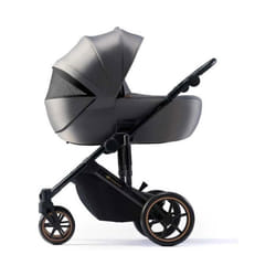 Poussette 2 en 1 Combinée Kinderkraft PRIME2 Jusquà 22 kg Avec Nacelle spacieuse Large plage de réglage Gris