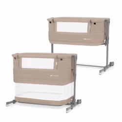Lit d’appoint 3 en 1 - KINDERKRAFT - NESTE GROW - Beige - Métal - 60x120cm
