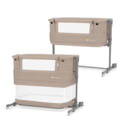 Lit d’appoint 3 en 1 - KINDERKRAFT - NESTE GROW - Beige - Métal - 60x120cm