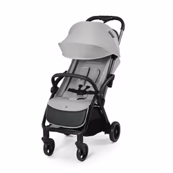 Kinderkraft Apino, Ciel de lit, Diable léger, Unisexe, Roues pleines, Pliable, Gris