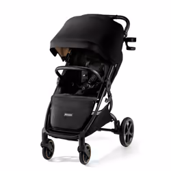 Kinderkraft Mitzy, Ciel de lit, Diable léger, Unisexe, Roues pleines, Pliable, Noir