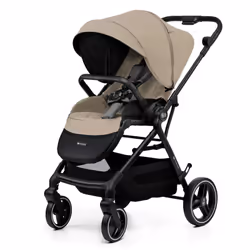 Kinderkraft Yoxi, Ciel de lit, Diable léger, Unisexe, Roues pleines, Pliable, Beige