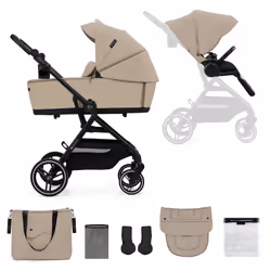 Kinderkraft Yoxi Diable léger 1 siège(s) Beige - Vue supplémentaire 6