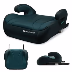 Réhausseur Auto Kinderkraft I-BOOST I-SIZE 135–150 cm ISOFIX ou Ceinture Norme R129 Léger 25 kg Sécurité Optimale Vert