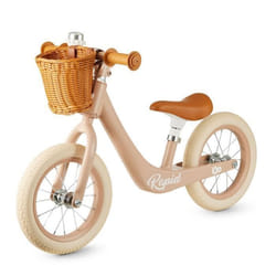 Draisienne Enfant Kinderkraft RAPID 2 Cadre Alliage de Magnésium Selle Réglable Poignées Antidérapantes Ultra Légère Rose