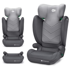 Siège auto I-size 100-150 cm - KINDERKRAFT I-SPARK - Rehasseur pour enfants - Installation rapide - Systèmes de sécurité - Gris