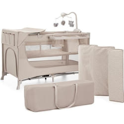 Kinderkraft Lit pliable 3 en 1 JOY 2 avec accessoires  Beige