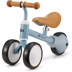 Draisienne Bébé Kinderkraft CUTIE Mini Tricycle Léger 18 kg Facile à Transporter Design Original Pour Enfants Dès 1 An Bleu