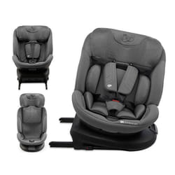 Siège Auto Kinderkraft 40-150cm XPEDITION 3 i-Size 0-36kg ISOFIX Top Tether 5× Plus Sûr Rotation 360 ° SPS+ & H-GUARD+ Gris