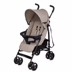 Kinderkraft TIK, Ciel de lit, Diable léger, Unisexe, Roues pleines, Pliable, Beige