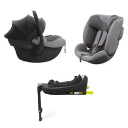 Siège auto Kinderkraft ENDURA SAFE Modular System i-Size 40–150 cm ISOFIX FX RWF 105 cm SPS+ H-GUARD+ mousse EPP Gris
