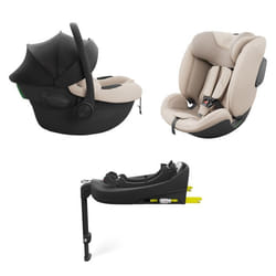 Siège auto Kinderkraft ENDURA SAFE Modular System i-Size 40–150 cm ISOFIX FX RWF 105 cm SPS+ H-GUARD+ mousse EPP Beige