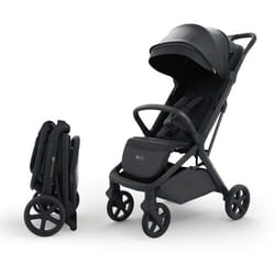 Poussette compacte - KINDERKRAFT - NUBI 3 - pliage automatique - noir