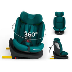 Siège auto Kinderkraft I-GROW 2 PLUS 4-en-1 40-150 cm i-Size RWF FWF SPS+ AIR FLOW dossier inclinable harnais réglable vert
