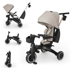 Tricycle - KINDERKRAFT - JAZZ 3 - 6 en 1 - évolutif - beige