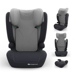 Siège auto Kinderkraft I-SPARK 2 PLUS i-Size 100-150 cm sécurité latérale 10 positions housse lavable gris