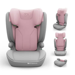 Siège auto Kinderkraft I-SPARK 2 PLUS i-Size 100-150 cm confort enfant trajet long rehausseur évolutif rose