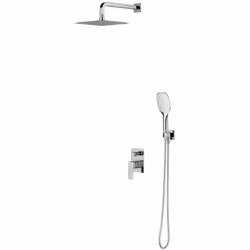 Le set comprend : mitigeur encastré pour 2 sorties finition : chrome matériau : laiton 2 sorties commande à levier installati ...