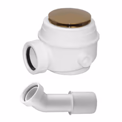 Omnires WB01X ZL, Siphons de douche, Plastique, Or