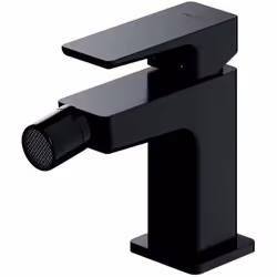 Mitigeur de bidet couleur : noir mat matériau : laiton hauteur du robinet : 122,5 mm longueur du bec : 114,5 mm cartouche cér ...