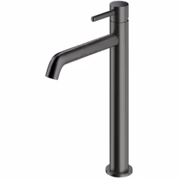 Mitigeur de lavabo sur pied couleur :&nbp;graphite matériau : laiton hauteur du mitigeur : 308 mm longueur du bec : 170 mm zo ...