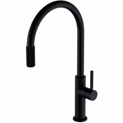 Robinet de cuisine unité de filtration couleur : noir mat matériau : laiton hauteur du robinet : 445 mm longueur du bec : 226 ...