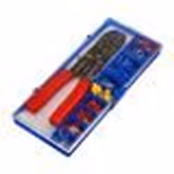 Cosses à sertir multicolores ORNO AE-13136 avec outil de sertissage - Boîte pratique incluse