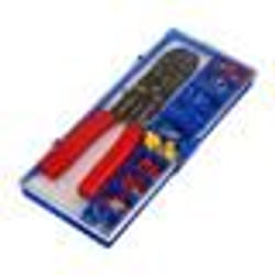 Cosses à sertir multicolores ORNO AE-13136 avec outil de sertissage - Boîte pratique incluse